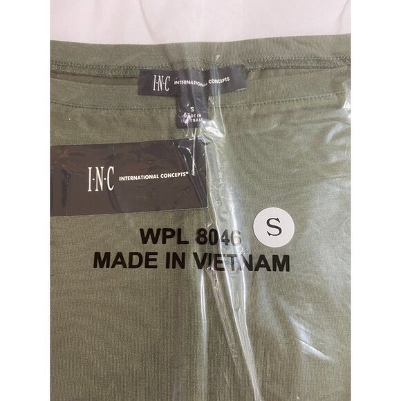 I.N.C. INTERNATIONAL CONCEPTS Women's Dolman-Sleeve Top in Costa Green S… - Picture 4 of 5